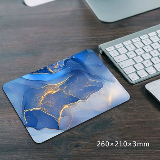Colorful Marble Printed Gaming Mouse Pad[21CM*26CM]Exquisite Pattern Small Office Game Mouse Pad ZKEL