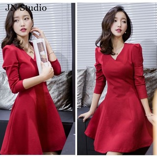 JN Studio Chic váy nữ Đầm Body Cho thời váy Trendy Cổ điển Đơn giản Thời trang DT220560 51Z231219