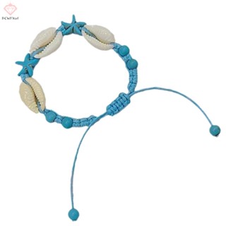 Vòng Tay Dây Bện Thủ Công Thiết Kế Sao Biển Phong Cách Bohemian Mới Cho Nam Và Nữ