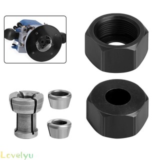 ✨✨✨Collet Chuck Adapter M17 Trimming Machine With Nut Woodworking Spare Parts Tool