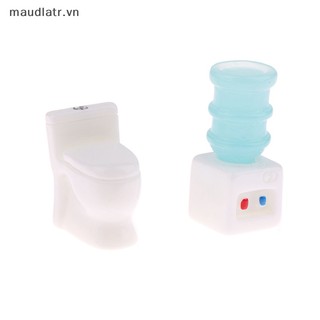 Set 3 mô hình máy giặt mini trang trí nhà búp bê