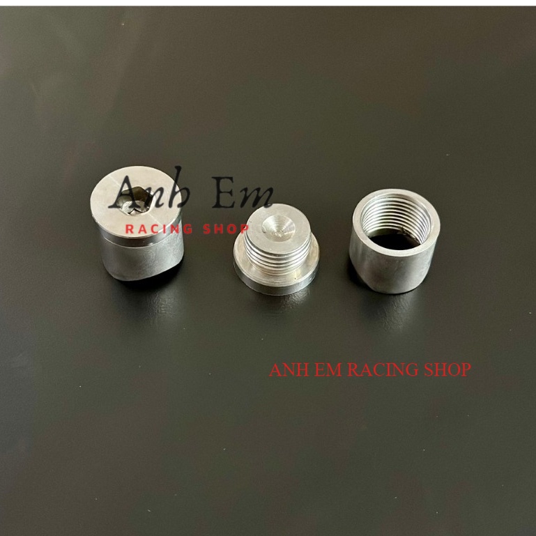 Ốc INOX TITAN cảm biến Senso Oxy AFR hàn cổ pô cho xe canh dyno