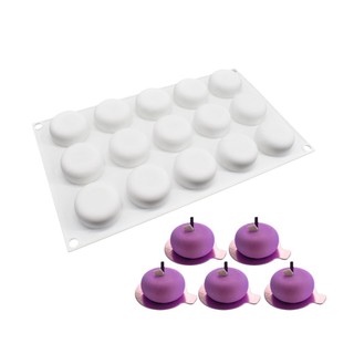Khuôn silicone làm bánh / xà phòng / muffin / bánh mì tráng miệng hình tròn mini
