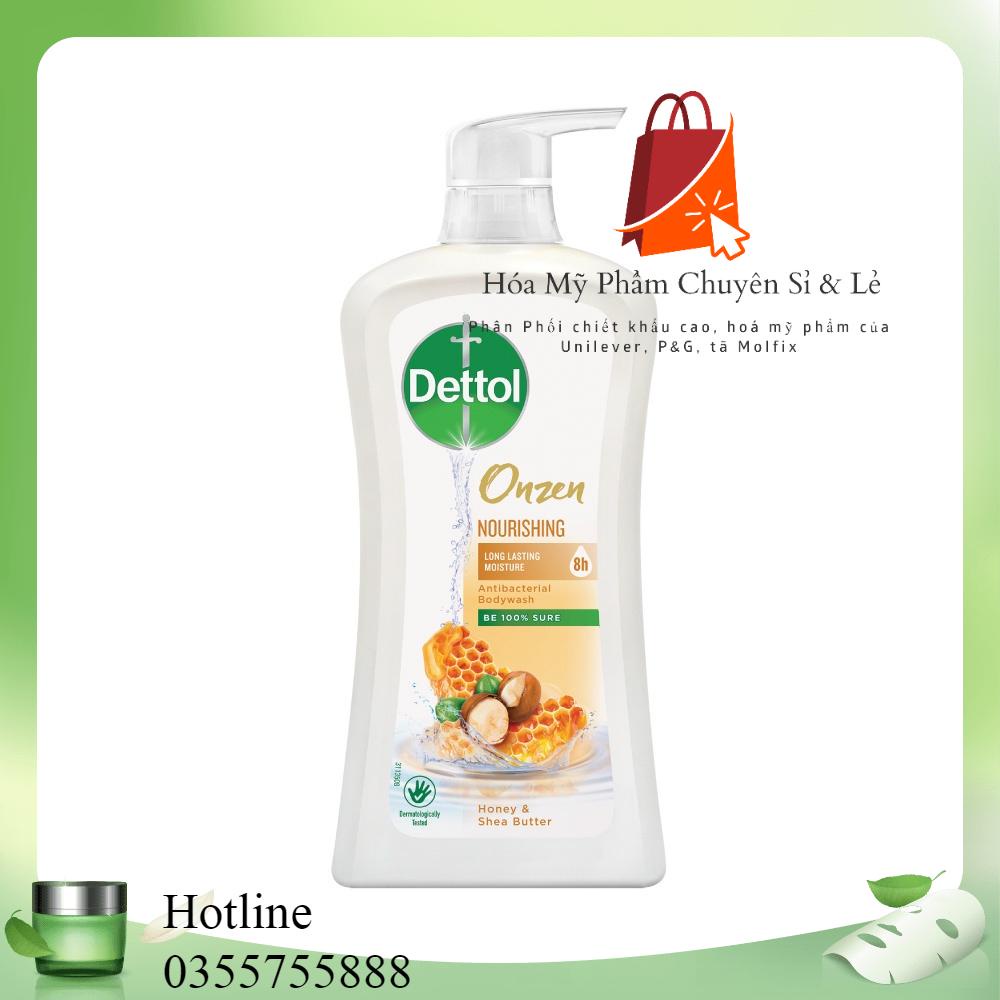 Sữa tắm Dettol Onzen Mật Ong kháng khuẩn dưỡng thể(950g/Chai)