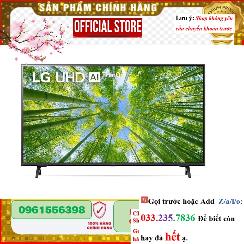 NEW>> Smart Tivi LG 55UQ8050PSB 4K 55 inch Mới 2022 .