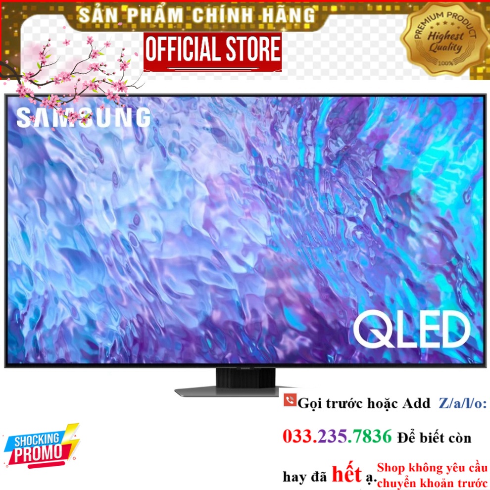 [ Smart Tivi Samsung 50 inch QLED 4K Q80C ] P&G