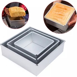 Khuôn vuông đáy liền 10-30cm - 86 mart