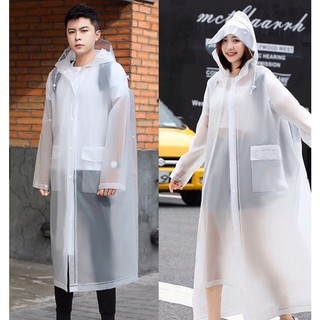 Áo mưa trong suốt có kính - Áo mưa thời trang