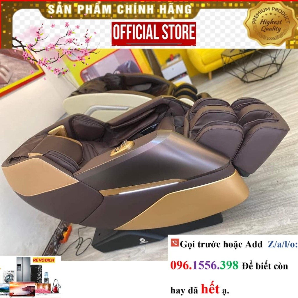 ~P&G Okinawa OS 855 ghế Massage toàn thân, bi di chuyển, điều khiển giọng nói