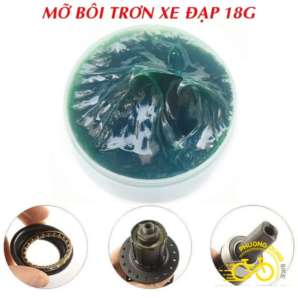 Mỡ bôi trơn xe đạp 18G (Mỡ Xanh Rêu)