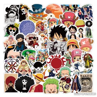 Set 50 Hình Dán Sticker One Piece Anime Manga Truyện Tranh Đảo Hải Tặc Chống Thấm Nước Dán Mũ Nón Bảo Hiểm, Laptop, Sổ