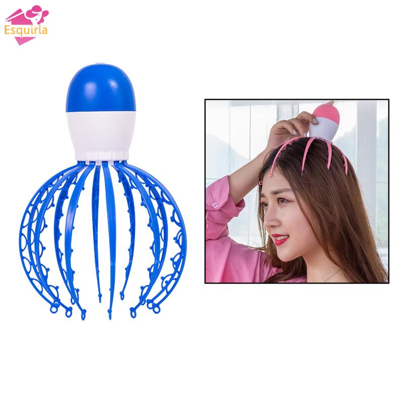 Esquirla Máy massage Đầu Hình Bạch Tuộc Giúp Thư Giãn Cho Tóc Giả