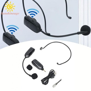 Tai nghe không dây 2.4g 2 kênh tích hợp mic dài 25m hỗ trợ dạy yoga