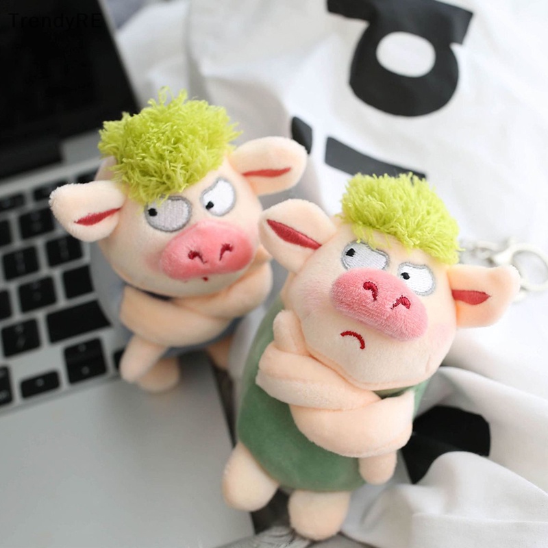 Móc Khóa Heo Nhồi Bông Mềm Mại Dễ Thương