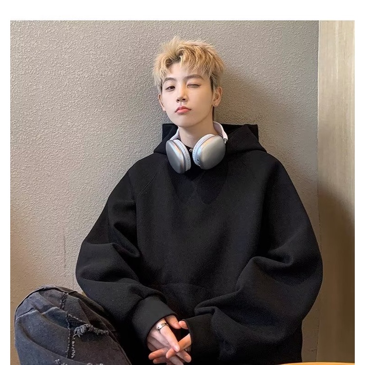 Áo hoodie Dáng Rộng Phong Cách retro Đường Phố Mỹ Thời Trang Xuân Thu Mới Cho Nam