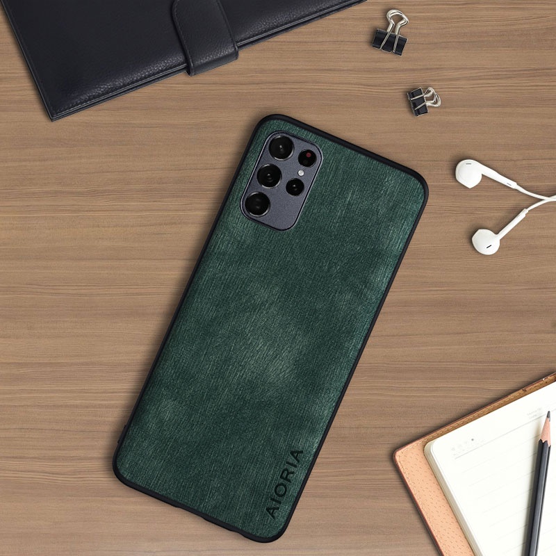 Ốp Bao Da Điện Thoại Họa Tiết Vân Gỗ Cho samsung galaxy s22 plus ultra samsung galaxy s22 ultra Ốp