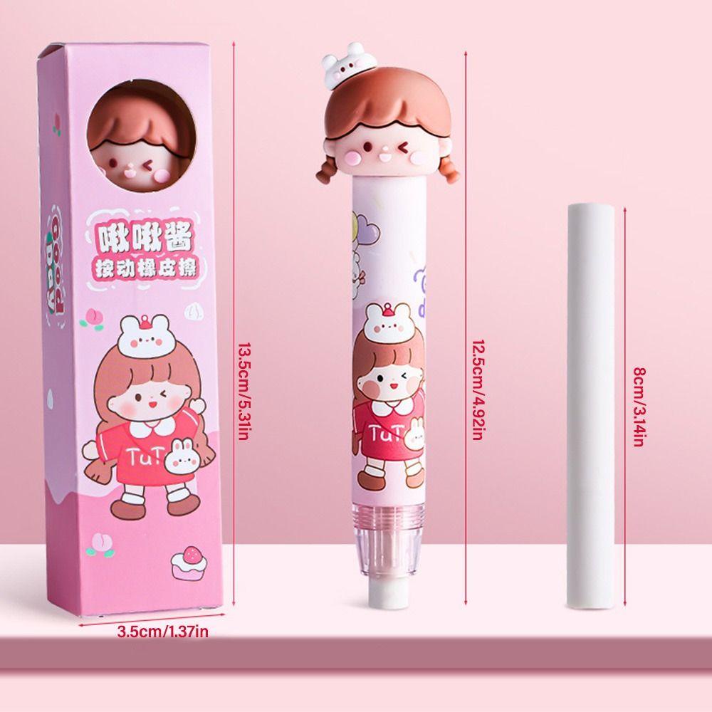 Subei Cục Tẩy Bút Chì Lõi Cao Su Có Thể Thay Thế Cho Học Sinh