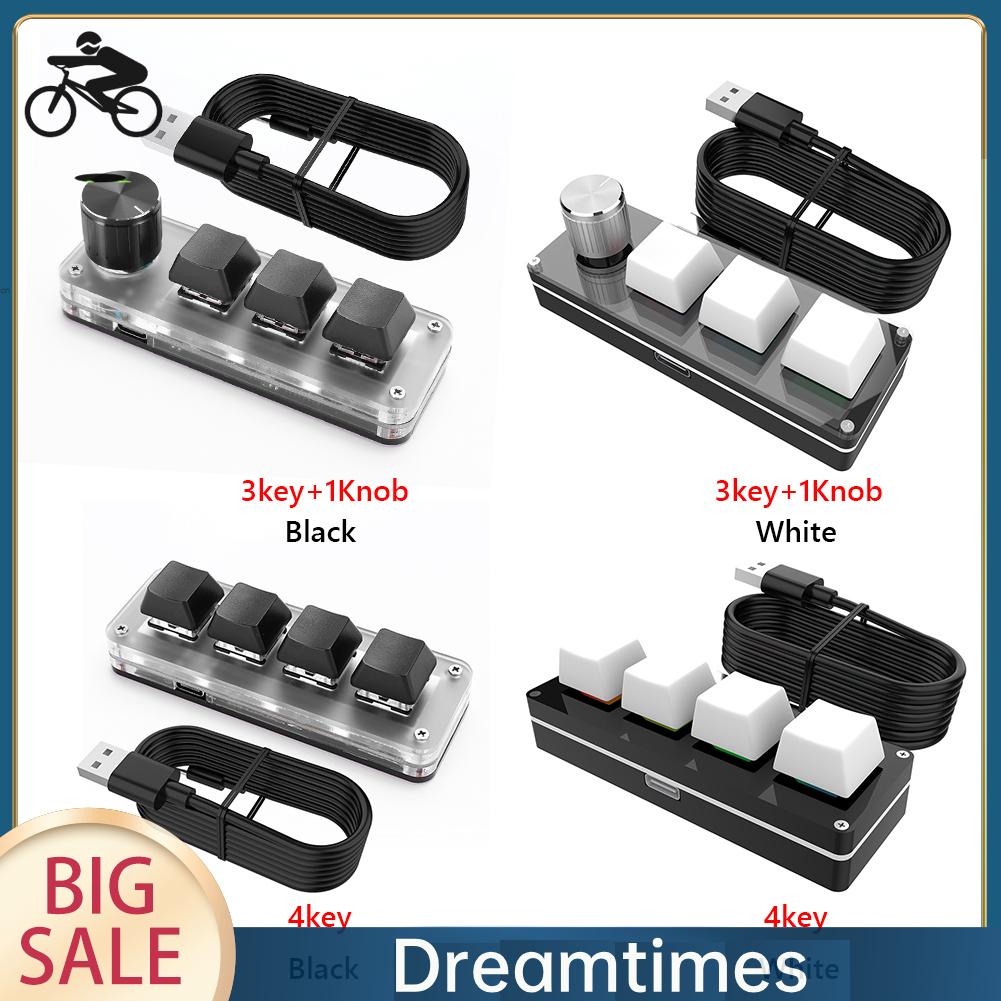 Bàn Phím Chơi Game 3 / 4 Nút rgb macro 1.vn Chuyên Dụng