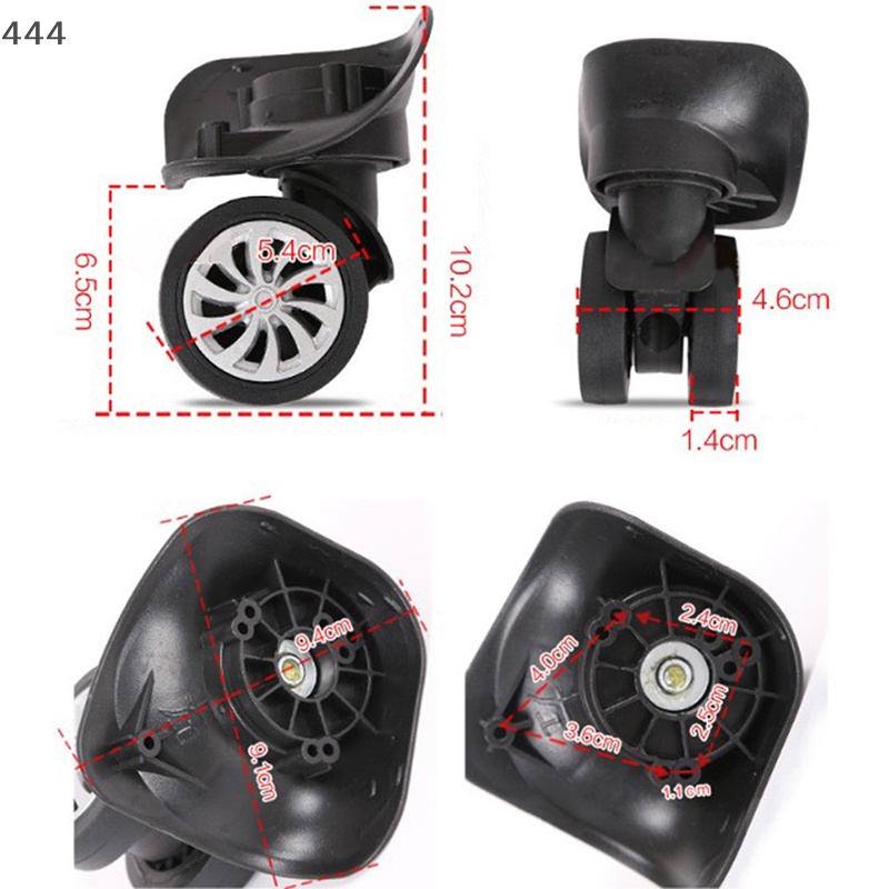 Bộ 4 Bánh Xe Xoay 360 Độ Chuyên Dụng Cho Vali Kéo Du Lịch