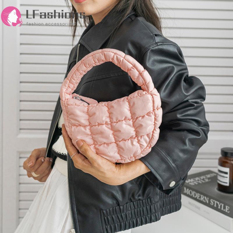 ❀ Áo Thun In Chữ lovefashions Thời Trang ❀ Túi Đựng Chìa Khóa mini Xếp Ly Chần Bông Mềm Mại Thời Trang Đa Năng Có Đệm nylon Mới Dành Cho Bạn Nữ