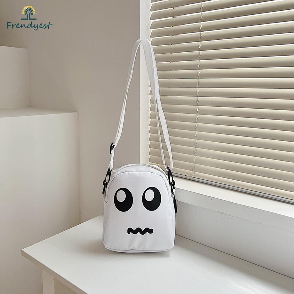 Túi Đeo Vai / Đeo Chéo Có Khóa Kéo Họa Tiết Hoạt Hình Dễ Thương Thời Trang Cho Bạn Gái