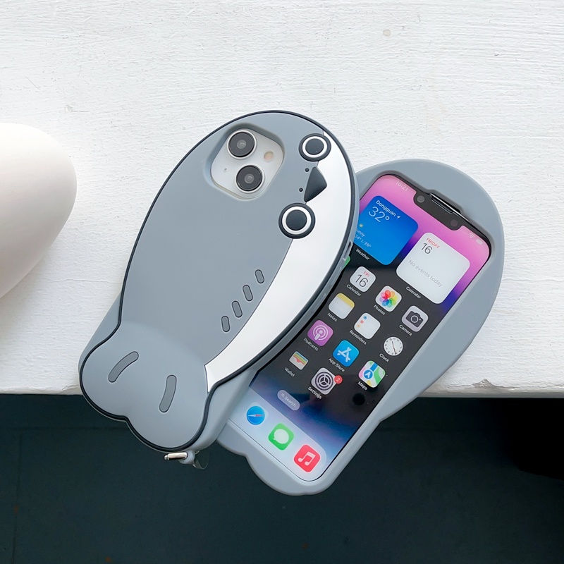 Dễ Thương Ốp Điện Thoại Silicon Họa Tiết Chú Rùa Nhỏ Đáng Yêu Cho iphone 15 14 13 12 pro max 11 15pro 14pro 13pro 14plus