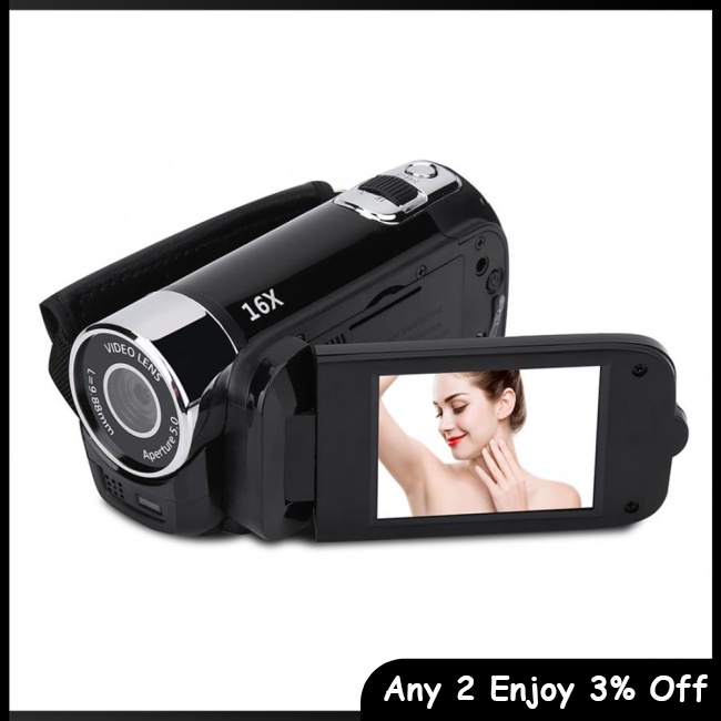 Camera Kỹ Thuật Số zevaret 1080p full hd 16mp dv Xoay 270 Độ Phóng To