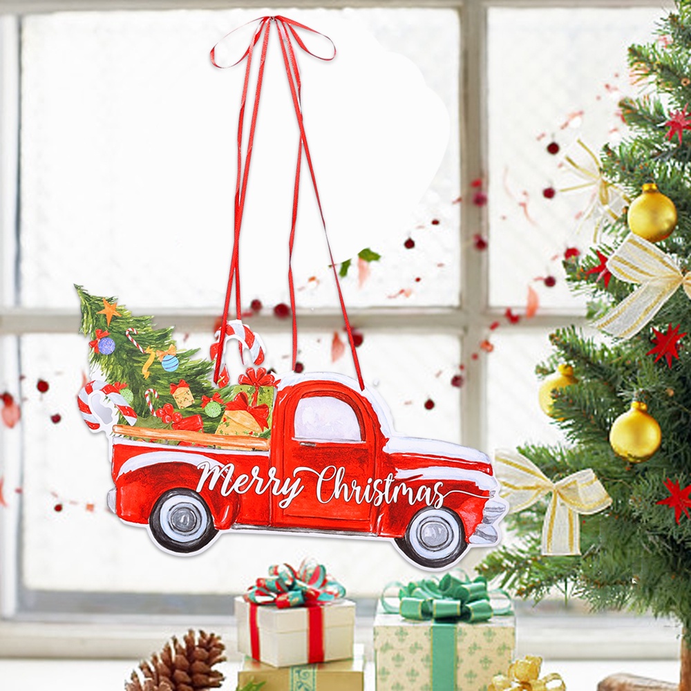 Phụ Kiện Treo Cửa Trang Trí Giáng Sinh / Năm Mới Hình Ông Già Noel / Nai Sừng Tấm / Người Tuyết / Nai Sừng Tấm