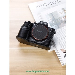 Bao Da -  Halfcase Sony A73, A7r3, A9 Mẫu Mới