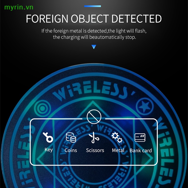 Đế Sạc Không Dây Hình Tròn Ma Thuật myrin