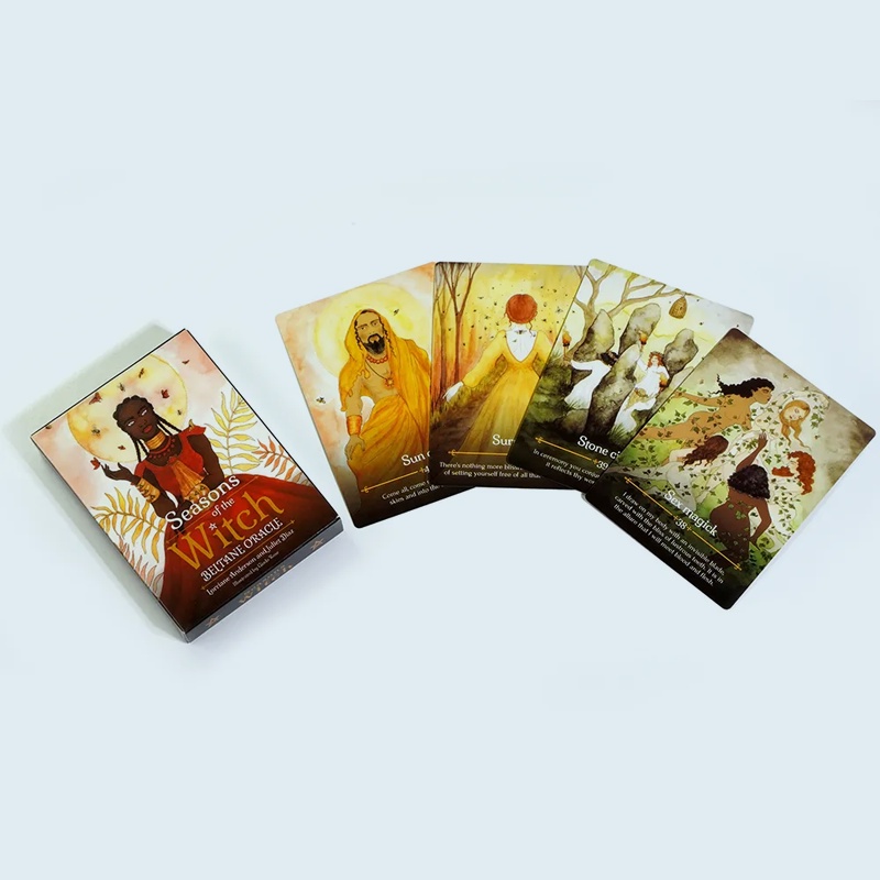 11*6.5cm Season of Witch Oracle Cards Beltane Oracle 44 Cards