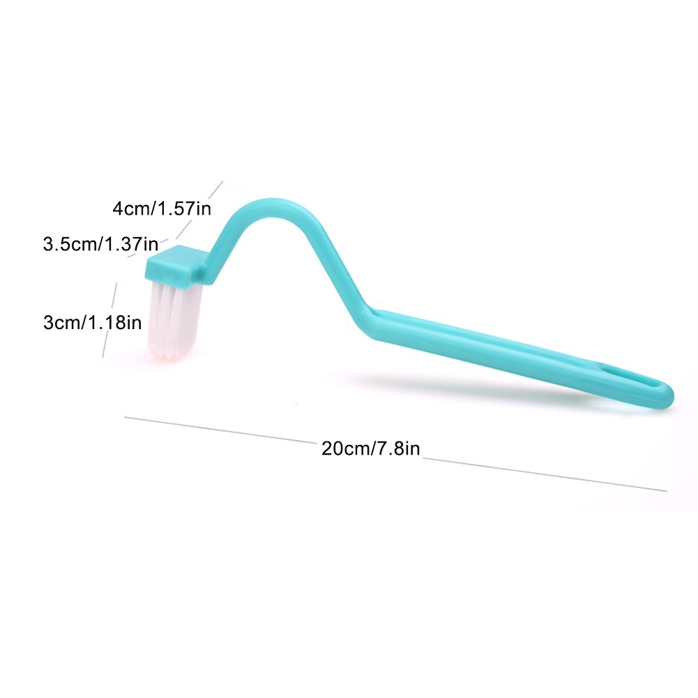 Set 4 Cọ Vệ Sinh toilet Dạng Cong Có Lỗ Treo Màu Sắc Ngẫu Nhiên