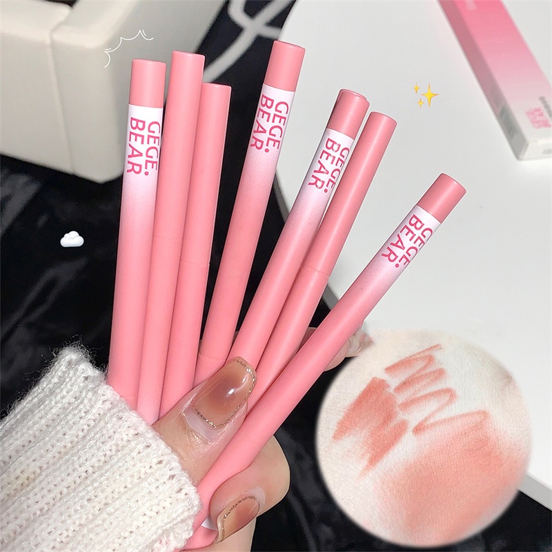 Ineyoo Bút Kẻ Viền Môi Màu Lì Khối Lượng Nhẹ 0.8g