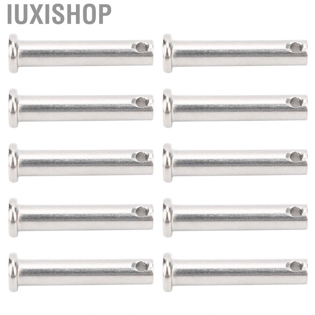 Iuxishop Round Clevis Pins Flat Head Polished Surface for Linear Moving Parts