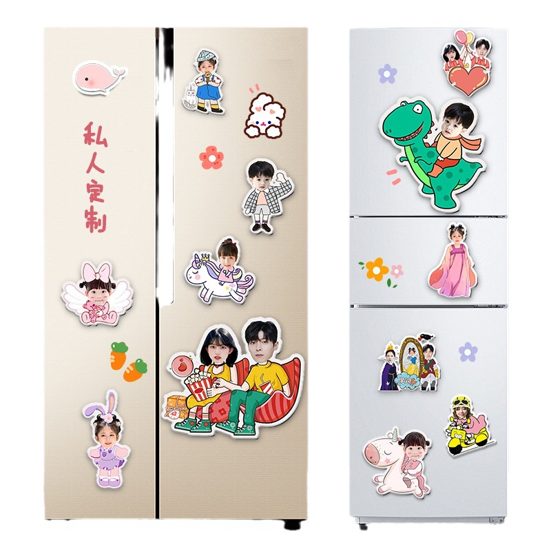 Móc khóa một người, móc khóa đơn in theo yêu cầu ghép mặt đáng yêu dễ thương chibi