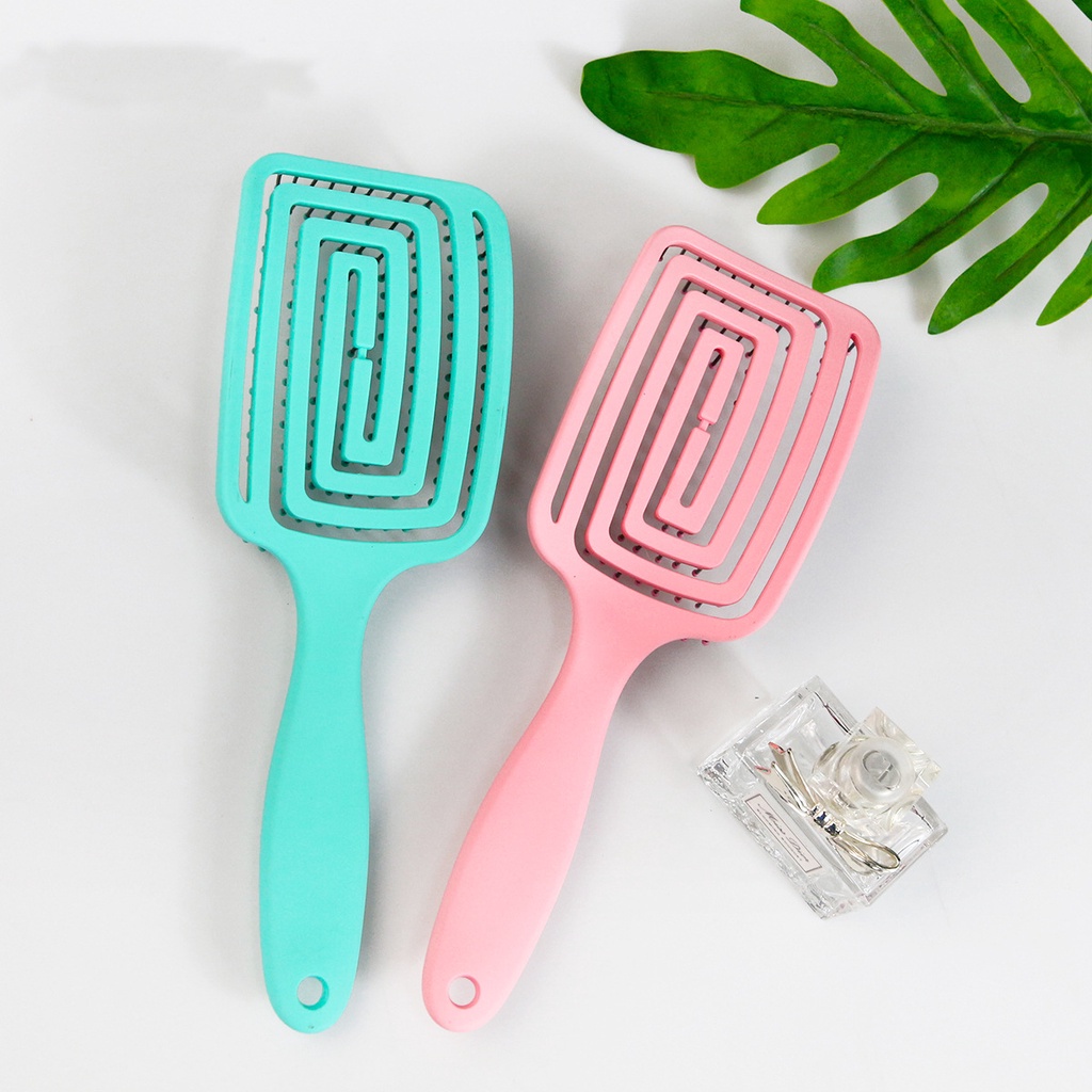 Lược thoáng khí  tạo phồng, gỡ rối, chải tóc massage da đầu thiết kế thông minh sáng tạo YKT