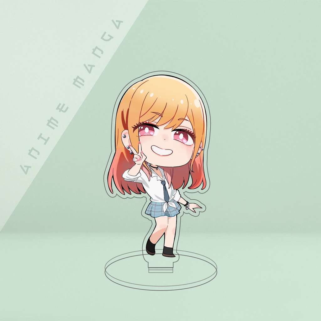 Mô Hình Standee Anime My Dress-Up Darling Marin Kitagawa Marin Chất liệu Acrylic trang trí góc học tập