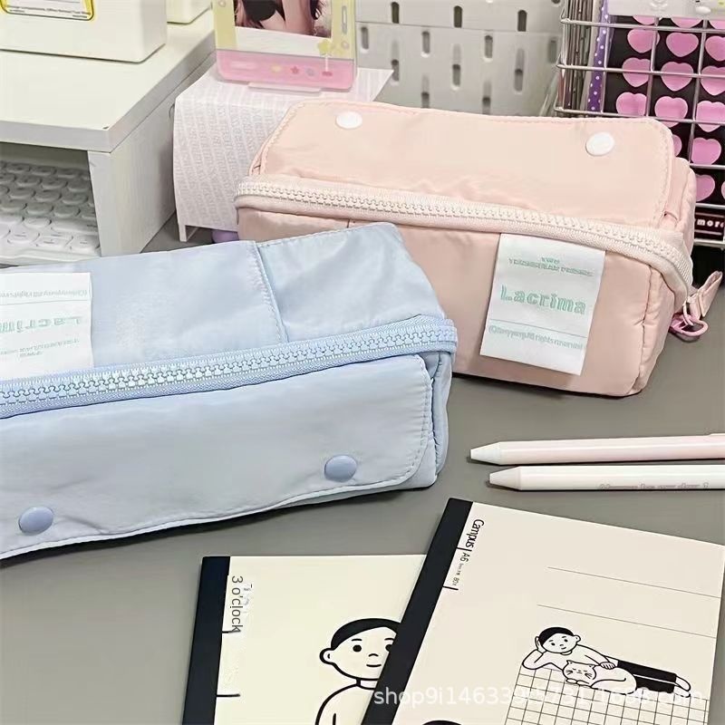 Lonslan Túi Đựng Bút Chì / Mỹ Phẩm Ba Chiều Sáng Tạo Ba Chiều Sức Chứa Lớn Có Thể Gập Lại Cho Học