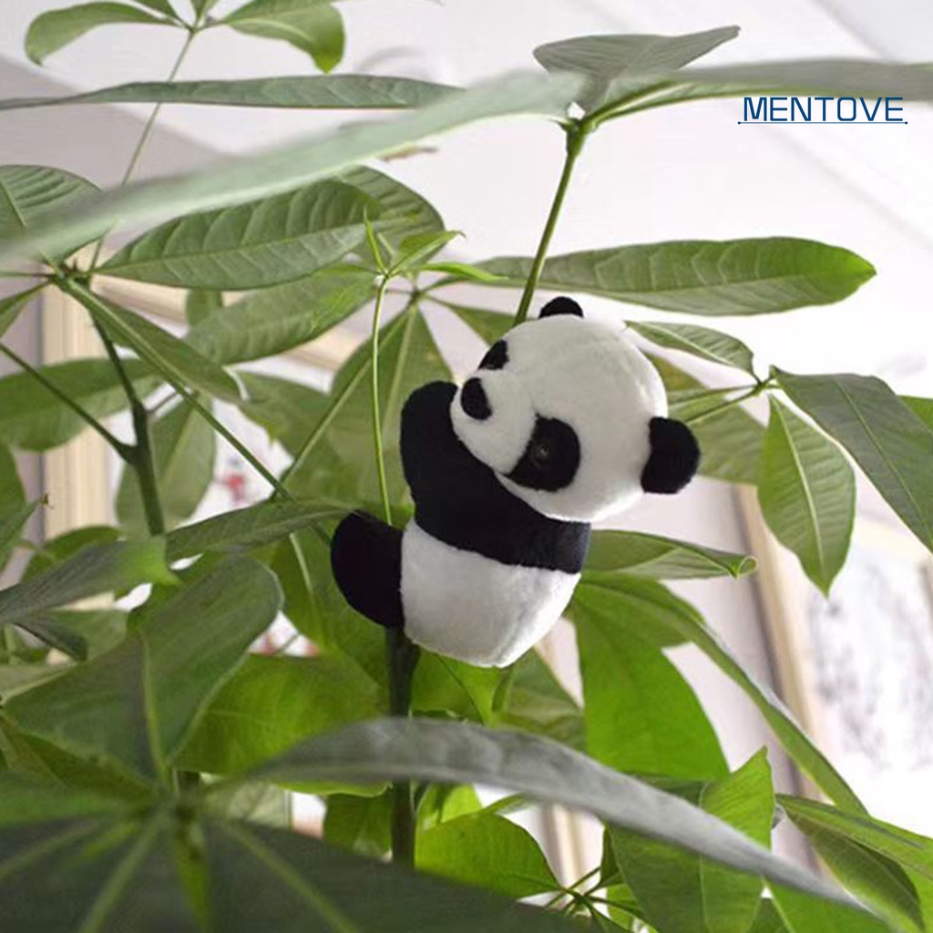 Rèm Cửa Nhồi Bông Gấu Trúc Mềm Mại 10cm Có Kẹp Trang Trí Phòng Khách