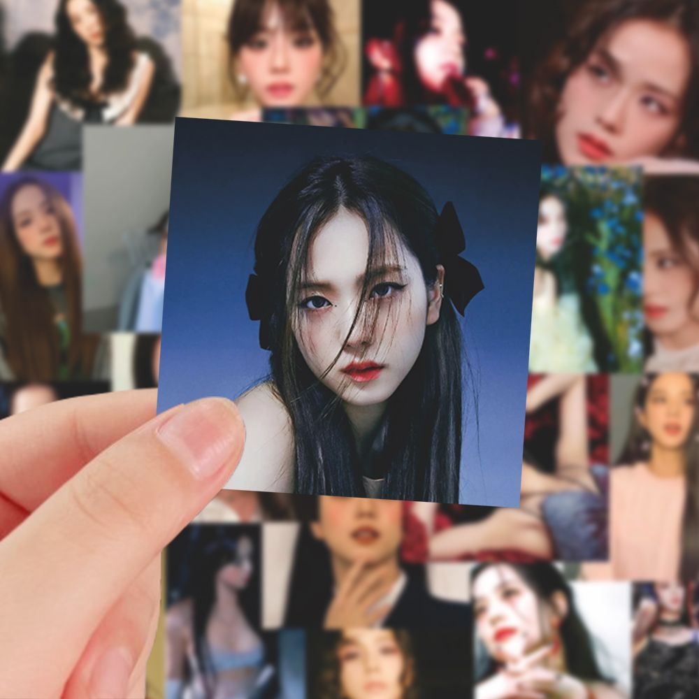 Sticker Nhãn Vở Blackpink Set 216 Miếng Dán Trang Trí laptop / Điện Thoại / Máy Tính Bảng In Hình blackpink jin zhixiu Chống Thấm Nước