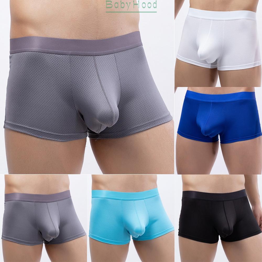 Quần Lót Nam boxer Có Túi Thoải Mái Màu Trơn#BBHOOD