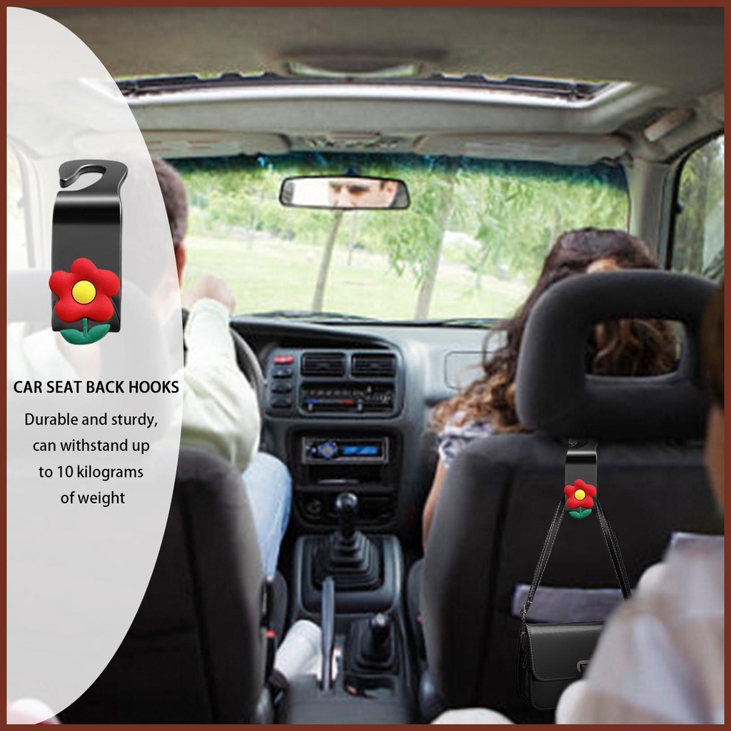 Móc Treo Túi Xách / Ví Đựng Đồ Dùng Gắn Đầu Xe Hơi Vô Hình Tiện Dụng