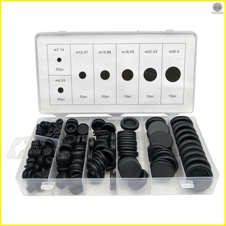 170Pcs Rubber Grommets Assortment Set for Electrical Wire Gasket and Firewall Hole Plug