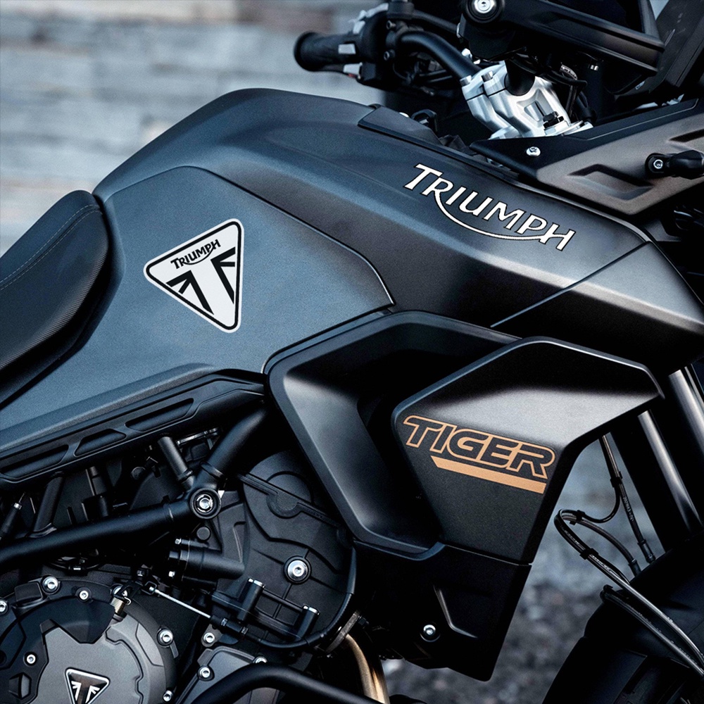 Miếng Dán logo triumph Mềm Mại Chống Thấm Nước Chống Nắng Cho Bình Xăng Xe Mô Tô
