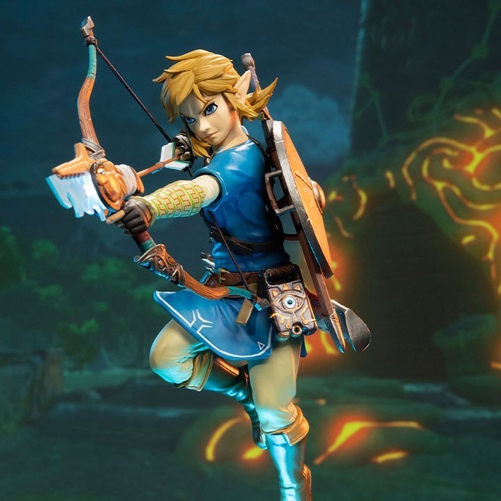 The legend of zelda: breath of the wild link Đồ Chơi Mô Hình Nhân Vật anime Có Đèn led