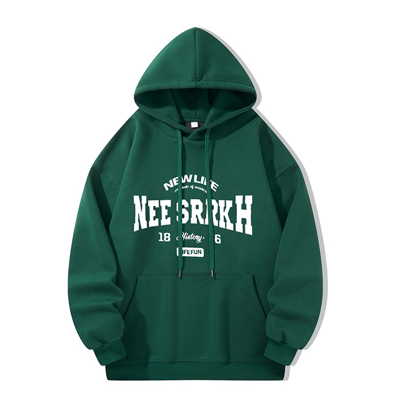 Áo hoodie Dáng Rộng Phong Cách Thể Thao Thời Trang Thu Đông Cho Nam