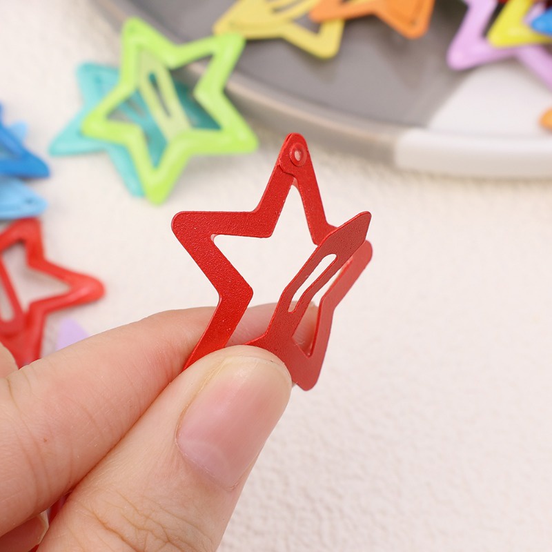 Kẹp Tóc bb barrettes y2k Hình Ngôi Sao Nhiều Màu Sắc Phong Cách Hàn Quốc Cho Nữ