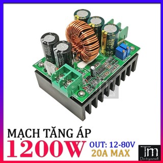 Mạch Tăng Áp DC-DC Công Suất 1200W (CC/CV) 12-80V 20A