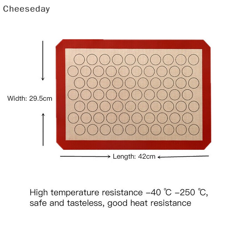 Kem Nền cheeseday| Thảm Nướng Bánh macaron Bằng silicone Không Dính
 Mới