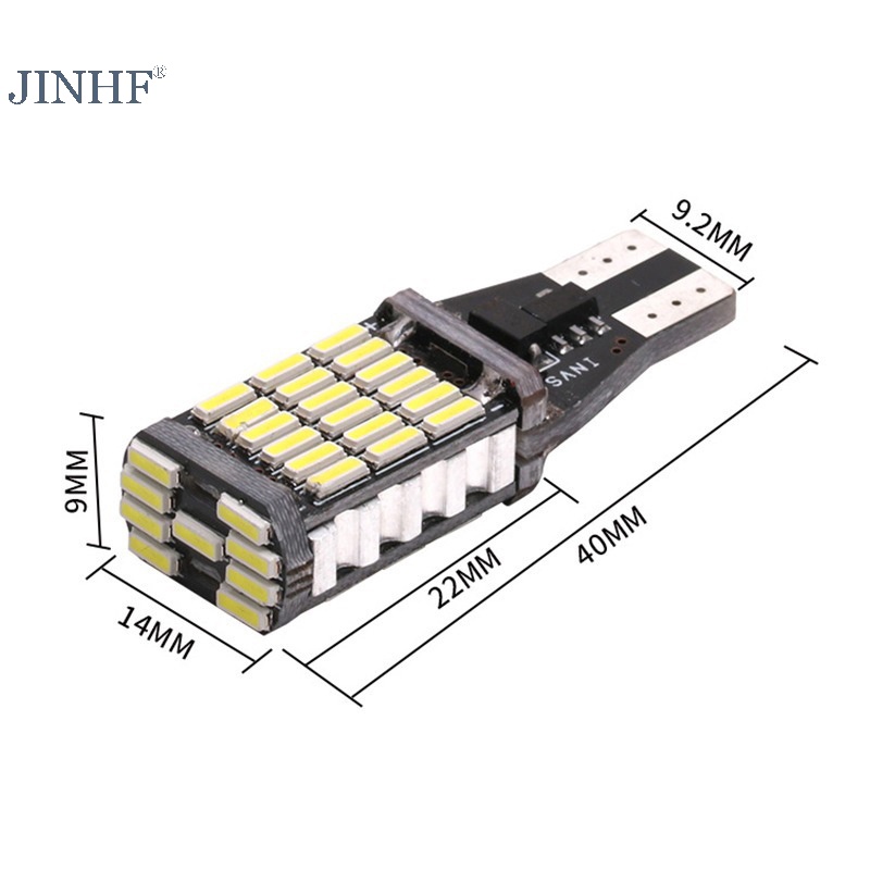 Jinhf Đèn Xi Nhan Chất Lượng Cao Cho Xe Hơi t15 4014 45 smd